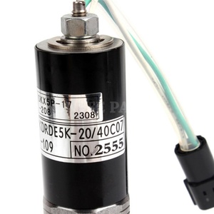 วาล์วโซลินอยด์ปั๊มไฮดรอลิกของรถขุด KDRDE5K-20/40C07-109 สำหรับ R215-7 - Product Image 5