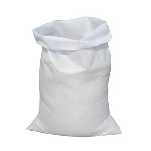 Geri dönüşümlü malzemeler İndirimli fiyat PP dokuma çuvallar pirinç patates ambalaj poşetleri 25kg
