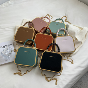 IStapromo <b>Gifts</b> Women Shoulder Handbags Purses Lady Travel Cute Hard <b>Box</b> Shape Pu Leather Crossbody Bag With Short Rope Handle - Product Image 6