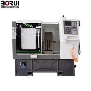 China cnc torno máquina de torno ck46p slant cama cnc máquina de torno