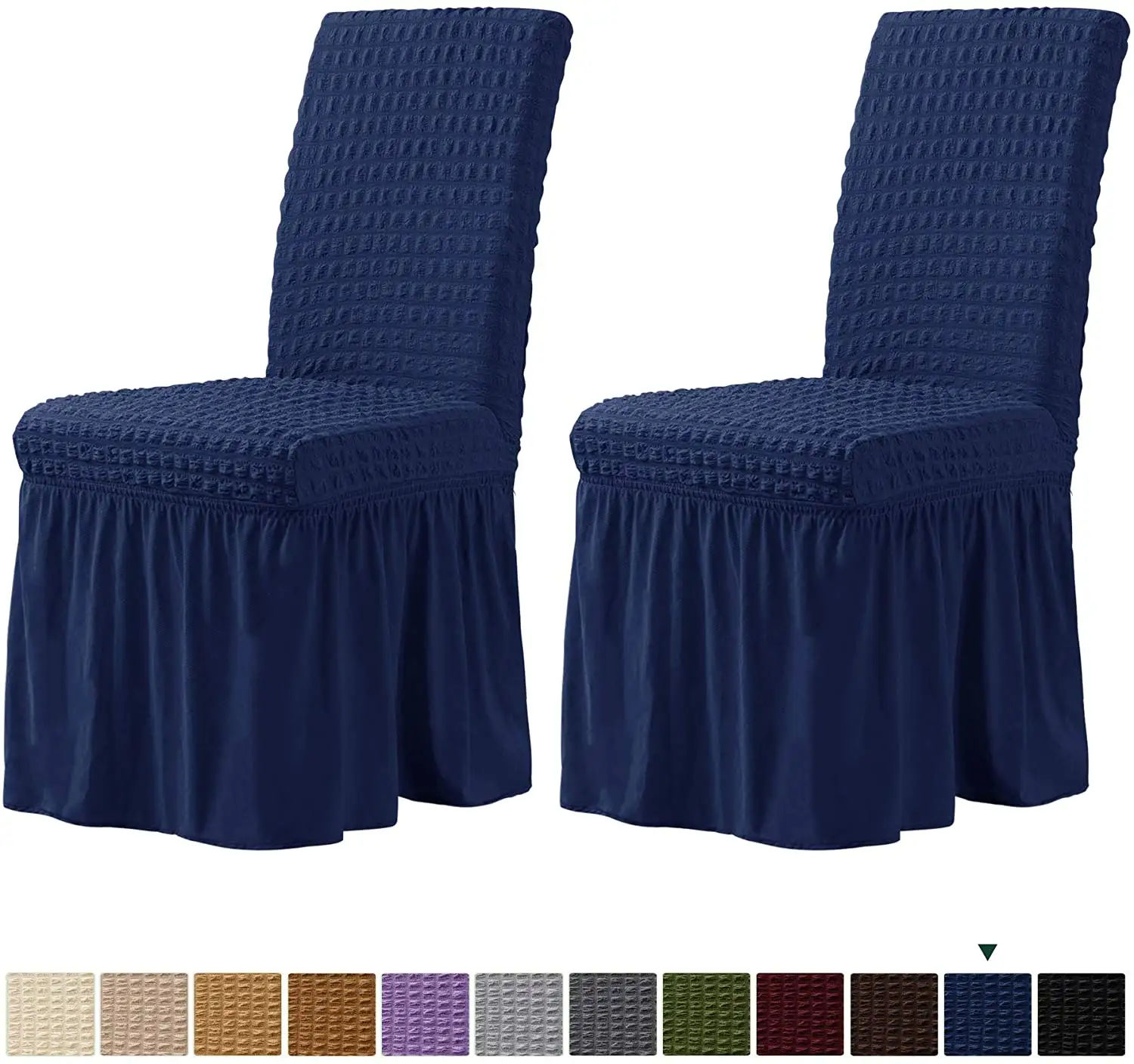 Cobertura para cadeira amazon, venda quente, universal, fácil de jantar, capas para cadeiras