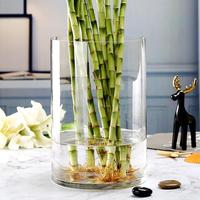 Cylindre Transparent Forme Mariage Vases En Verre En Gros
