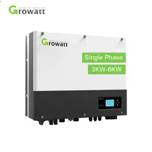 Growattハイブリッドインバーター5kw単相ソーラーインバーター3kw 5kw 6kw設計卸売価格ハイブリッドPvソーラーインバーター