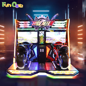 Bán buôn Arcade <span class=keywords><strong>Racing</strong></span> Moto <span class=keywords><strong>Simulator</strong></span> trong nhà đồng tiền hoạt động xe máy đua Video Mô phỏng trò chơi máy - Product Image 1