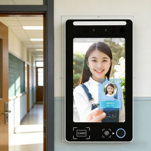 Sistema de <span class=keywords><strong>Control</strong></span> de Acceso con Reconocimiento Facial y Tarjeta de Empleado, Plataforma en la Nube Android de 8 Pulgadas, Máquina de Asistencia Biométrica con Huella Dactilar - Product Image 1