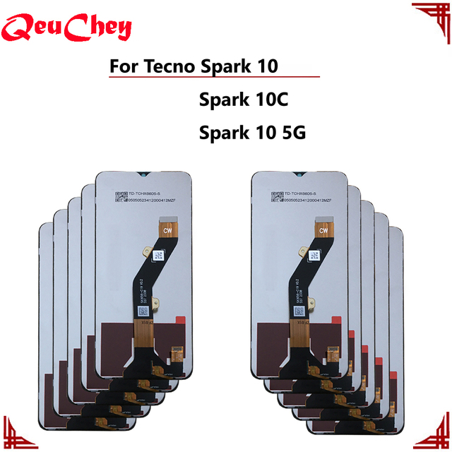Wholesale for Tecno Spark 10 LCD Display Spark 10 5G Touch Screen KI5q KI5k KI5m Digitizer Assembly Spark 10C