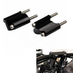 Hauteur d'élévation de <span class=keywords><strong>guidon</strong></span> de moto, Kit d'extension, barre de 1 pour Harley Sportster XL1200X XL 1200 quarante-huit, 2" - Product Image 1