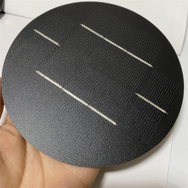 128mm Diameter Circular Mini Solar Panel 5V Module for DIY Garden Light Toys Projects
