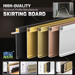 <span class=keywords><strong>Plinthe</strong></span> en aluminium moderne avec éclairage LED, <span class=keywords><strong>plinthe</strong></span> en métal avec lumières LED, plinthes en aluminium - Product Image 6