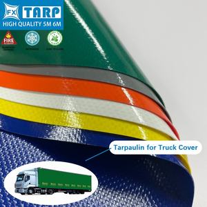 Tissu de renfort de PVC du matériel 850-1050gsm de bâche d'échantillon gratuit de JS pour la couverture de camion imperméable et Anti-UV enduit - Product Image 1