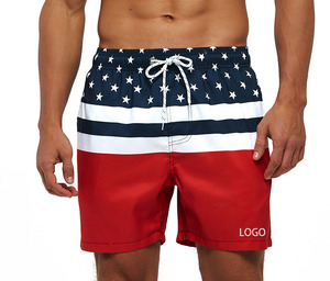Short de bain grande taille personnalisé pour hommes Maillot de bain imprimé à séchage rapide Short de <span class=keywords><strong>plage</strong></span> Polyester Maillot de bain surf pour hommes Short de bain - Product Image 3