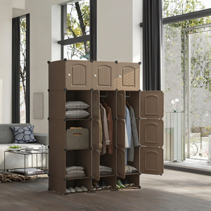 מפעל שקע 3d לבן צבע רב-דלת פלסטיק ארון אחסון נעליים מתלה קל להרכיב - Product Image 4