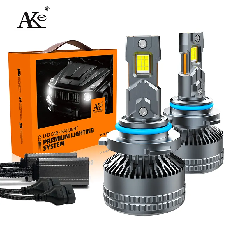 AKE K10 240W 9005 bombillas de faros LED de alta calidad 9-16V 6000K 24000Lm HB3 9005 LED 9005 faros LED 9005 precio de fábrica