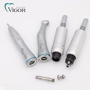 ชุดหัวกรอฟันความเร็วต่ำ Vigor Dental Dentist Turbine พร้อมระบบจ่ายน้ำภายใน อัตราทด 1:1 หัวกรอแบบ Contra Angle และหัวกรอแบบตรง - Product Image 1