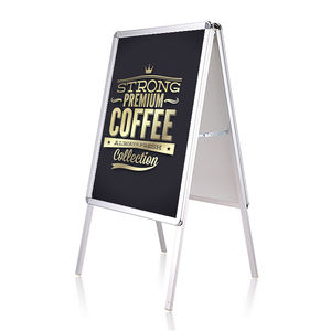 Rectangle de haute qualité en aluminium Snap Real Estate <span class=keywords><strong>tableau</strong></span> en métal signe un cadre - Product Image 1