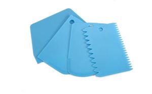 Cake Scraper Smoother Tool Set Cake Icing Scraper Smoother Tool Set for Bread Dough Cake Fondant Icing - Product Image 5