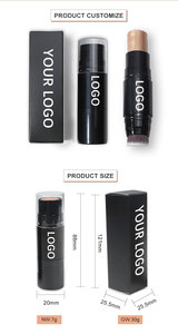 OCHAIN – bâton <span class=keywords><strong>de</strong></span> maquillage illuminant le Contour du visage, bâton <span class=keywords><strong>de</strong></span> maquillage multicolore personnalisé, bâton <span class=keywords><strong>de</strong></span> bronzage et <span class=keywords><strong>de</strong></span> surbrillance chatoyant - Product Image 6