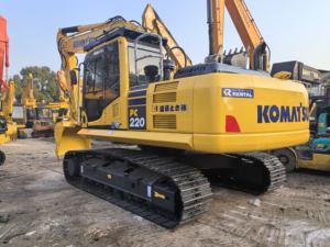 Envío rápido casi nueva máquina usada Komatsu Pc220 excavadoras superventas oruga Japón usado Komatsu Pc220 22ton - Product Image 4