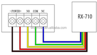 Module de contrôleur de relais de récepteur sans fil WOW RX-710 vers sortie de convertisseur filaire NO NC EV1527