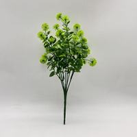 Neues Produkt Simulierte Blumen Eukalyptus-Kugel Künstliche Blumen Plastik-Bouquet Simulierte Löwenzahn Grünpflanzen-Dekoration