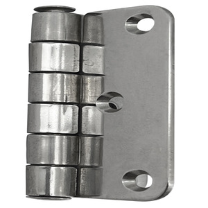 Bisagra de puerta de acero inoxidable, 60x48x1,5mm, apertura de 180 grados, herrajes para puerta de armario con 4 orificios - Product Image 5