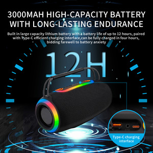 <span class=keywords><strong>GENCE</strong></span> P PRO14 Enceinte portable audio avec subwoofer, 2 haut-parleurs, étanche, en ABS, avec lecteur de carte, haute puissance, pour bureau - Product Image 4