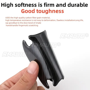 Juego de 8 Protectores para Manijas de Puerta de Coche, Adhesivos Reflectantes para Protección de la Manija y la Zona de la Puerta, Adhesivos Antiarañazos y de Advertencia - Product Image 4