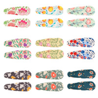 Pinces à cheveux en tissu, couverture, Appliques, vêtements, fournitures de couture, bricolage, clips pour cheveux, nœud, patchs décoratifs