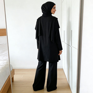 Custom Muslim Women Swimwear Full Cover Burkini 3-Piece Set Quick-Dry Modest Bathing Suit - Product Image 5