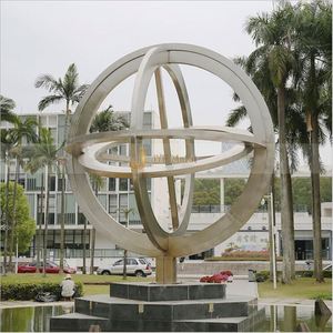 Escultura de Acero Inoxidable Art Deco Impermeable para Exteriores, para Jardín, Parque y Paisaje Urbano - Product Image 2