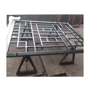 Diseño de Rejilla de Hierro Forjado para Ventanas, Rejilla de Seguridad de Hierro Forjado para Ventanas - Product Image 5
