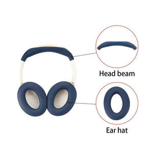 Pour <span class=keywords><strong>Bose</strong></span> QC45/QC25/QC35/AE2/QC1/QC Ultra casque couverture remplacement Silicone protection Cove ensemble (ne comprend pas les écouteurs) - Product Image 3