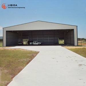 <span class=keywords><strong>Hangar</strong></span> d'aviation de structure en acier de <span class=keywords><strong>prix</strong></span> usine direct avec l'entrepôt de structure en acier de portes faites sur commande - Product Image 3