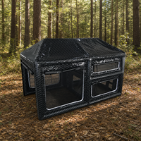 Système de contrôle de tension amélioré, hauteur réglable, abri de camping extérieur, tente de camping gonflable pour les vacances