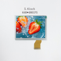 Modul LCD TFT IPS 5,6 inci dengan resolusi 640x480 dan permukaan anti-silau untuk layar sepeda motor dan sepeda listrik