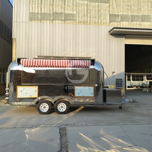 Remolque de Comida Rápida Móvil Estilo Americano para Pizza, Helados y Café, para Uso en Exteriores - Product Image 2