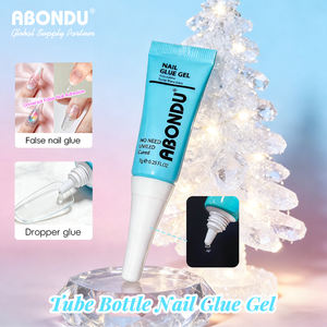Colle à <span class=keywords><strong>ongles</strong></span> en <span class=keywords><strong>gel</strong></span> ABONDU à séchage rapide sans UV pour <span class=keywords><strong>faux</strong></span> <span class=keywords><strong>ongles</strong></span> à presser, prix de gros direct d'usine - Product Image 1