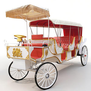 Calèche <span class=keywords><strong>de</strong></span> <span class=keywords><strong>luxe</strong></span> <span class=keywords><strong>de</strong></span> style européen Victoria <span class=keywords><strong>pour</strong></span> mariages, visites touristiques, parcs à thème, hôtels et locations en stations balnéaires - Product Image 5