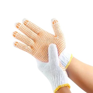 Guanti da <span class=keywords><strong>Lavoro</strong></span> in Cotone a Prezzo all'Ingrosso, Guanti Industriali/da Costruzione e da Giardinaggio con Puntini, Guanti da <span class=keywords><strong>Lavoro</strong></span> in Cotone Lavorato a Maglia - Product Image 1