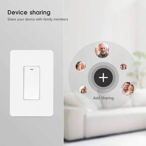 Interrupteur intelligent Wi-Fi pour la maison MT-1221MN11 US Matter, compatible avec Alexa et Google, contrôle par application Alexa et Google, norme américaine. - Product Image 6