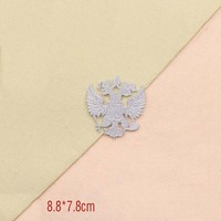 Patch thermocollant géométrique doré et argenté pas cher pour robe de danse COS, accessoires de broderie, autocollant nuage