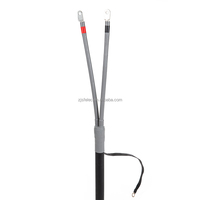 Kit de terminaison de câble rétractable à froid Shuangfeng 1-35 kV 1/3 conducteurs, certifié ISO9001, en caoutchouc silicone, fabriqué à Zhejiang pour l'alimentation moyenne tension