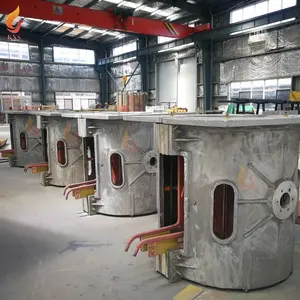 Furnace For Melting Aluminum RXS Factory Price 0.1-3T Induction Furnace For Casting Copper Aluminium Scrap Melting Electric Industrial Smelting Furnace