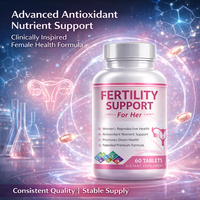 Complément alimentaire naturel pour la fertilité féminine, comprimés pour la santé des ovaires, la qualité des ovules, antioxydant, marque personnalisée, vente en gros