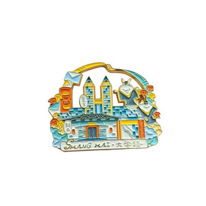 Bán Buôn Tùy Chỉnh 3D Thiết Kế Tủ Lạnh Nam Châm Kim Loại Kẽm Hợp Kim Lưu Niệm Khuyến Mại Tùy Chỉnh Tủ Lạnh Nam Châm - Product Image 1