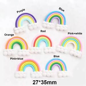 Spedizione gratuita 45mm Kawaii Cloud Star arcobaleno carine Scrapbook per telefono - Product Image 5