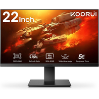 KOORUI prix bon marché 21.5 pouces 1920*1080 FHD 75HZ LCD moniteurs d'ordinateur de bureau d'affaires moniteurs d'ordinateur de jeu affichage LED RVB