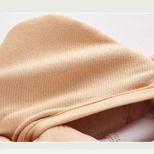 Chaussons <span class=keywords><strong>de</strong></span> ballet souples pour filles, dessus en tissu élastique, semelle extérieure en cuir véritable pour la danse, le yoga et l'entraînement - Product Image 5