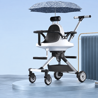 Poussette double personnalisable avec logo, cadre en alliage d'aluminium, haute position, pliable, pour jumeaux, certification CE, OEM/ODM