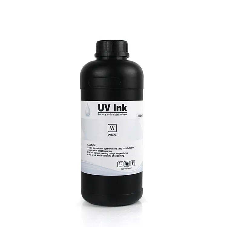 Lancelot 5 Farben UV-Tinten Harte UV-Druckfarbe Preis für Epson 1390 TX800 L800 Druck auf PVC und Glasscheibe